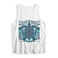 Embrace Coastal Vibes with WB shield Stylish Women'WB shield Vest Showcasing Gulf FOG Mexico Turtle Design style 02...