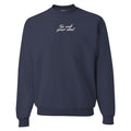 Embroidered 'Go Ask Your Dad' Crewneck Sweatshirt T-Shirts, Hoodie | RetroVerseTees.com