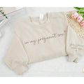 Embroidered Custom In My Pregnant Era Sweatshirt, Baby Announcement Shirts, Gift for Pregnant, Mom To Be T-Shirt, Baby...