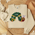 Embroidered Eat The Rich Sweatshirt, Hungry Caterpillar Embroidered Sweatshirt, Bookish Embroidered Shirt, Activist...