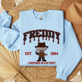 Embroidered Horror Freddy Krueger Halloween Sweatshirt, Horror Movie Embroidery Shirt Hoodie | RetroVerseTees.com