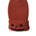 Embroidered Jack O' Lantern Beanie: Halloween Waffle Knit Hat, Halloween Embroidered Beanie Cotton 100% Acrylic Heather...
