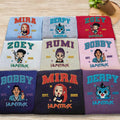 Embroidered KPOP Band Huntrix Sweatshirt, Derpy Tiger Demon Hunters Tee, Huntrix Fan Shirt, Funny Band Girls, Gift For...
