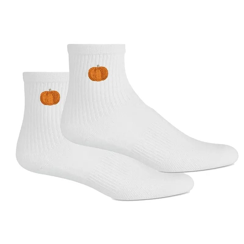 Embroidered Pumpkin Socks T-Shirts, Hoodie, Sweatshirt | RetroVerseTees.com