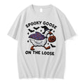 Embroidered Spooky Goose Halloween Tshirts Sweater