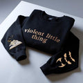 Embroidered Violent Little Thing Sweatshirt, Fourth Wing Dragon Rider Tee ,Riders Quadrant Tee, Basgiath Shirt, Bookish...