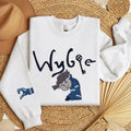Embroidered Wybie Sweatshirt, Spooky Season Tee, Couple Matching Halloween Embroidery Shirt Gift Hoodie | RetroVerseTees.com