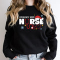 Emergency Room Nurse Sweatshirt, ER Nurse Crew Christmas Sweater, Emergency Department Hoodie, ER Nurse Holiday Gift...