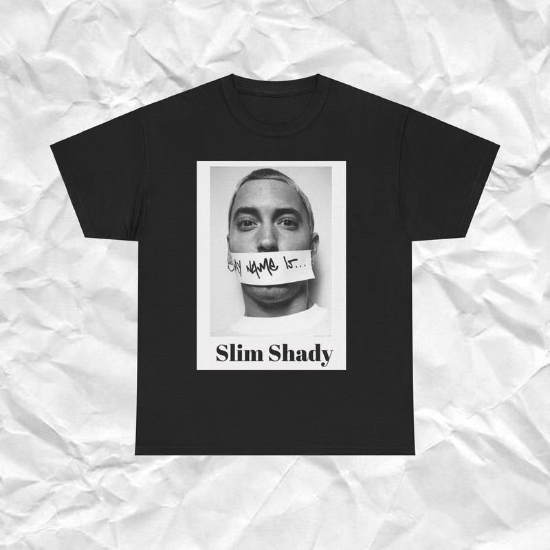 Eminem Slim Shady T-shirt, Eminem 90s Hip Hop T-Shirt Hoodie, Sweatshirt | RetroVerseTees.com
