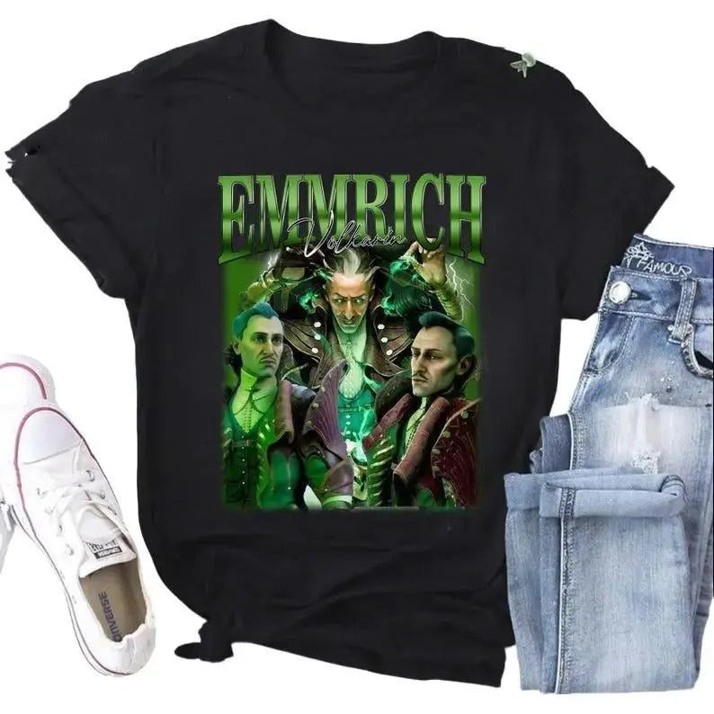 Emmrich Volkarin Bootleg Shirt, Dragon Age Veilguard, Gamer Shirt, Fantasy Tee Hoodie, Sweatshirt | RetroVerseTees.com