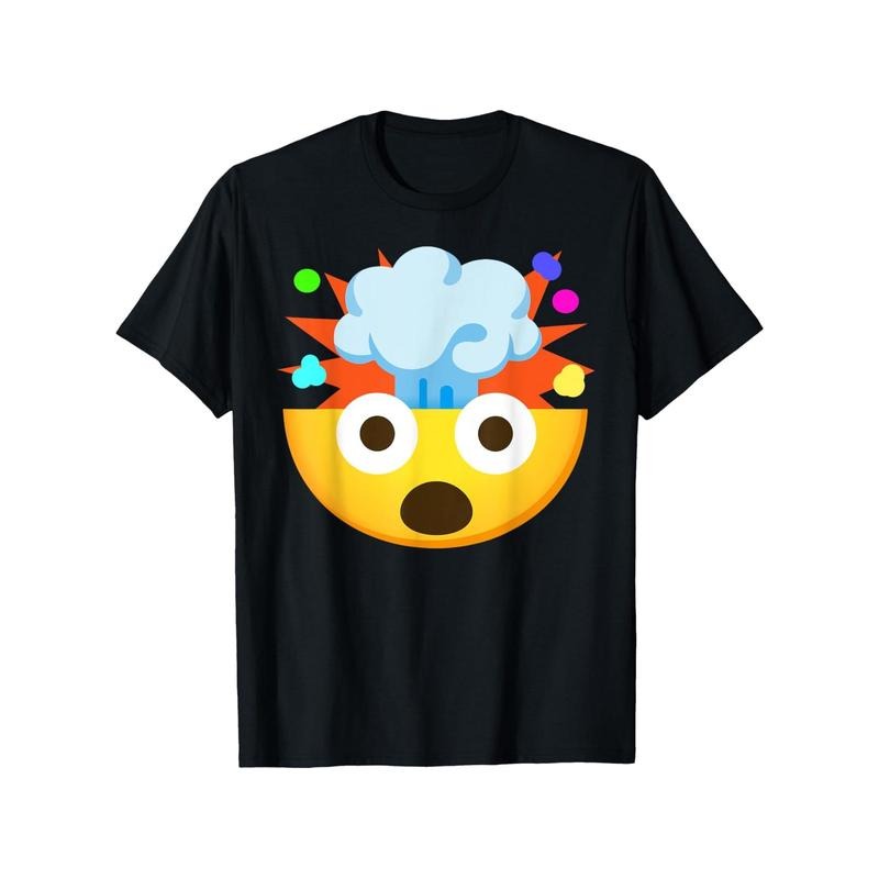 Emoticon Shocked TNF with Exploding Head T-Shirt style 02 Hoodie, Sweatshirt | RetroVerseTees.com
