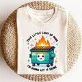 Emotional Dumpster Fire T-Shirt for Men - This Little Light of Mine
