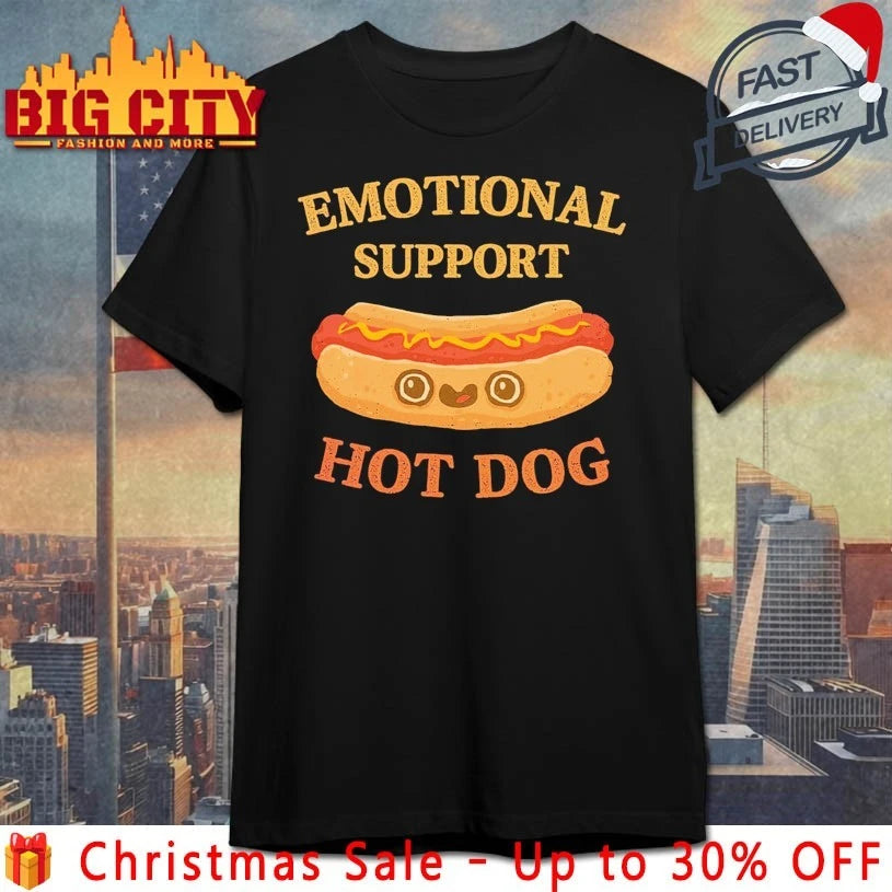 Emotional Support Hot Dog 2025 shirt
