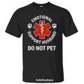 Emotional Support Husband Do Not Pet Shirt, Gift for Husband, Funny Father's Day Gift Crewneck Unisex Classic Cotton...