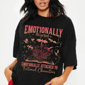 Emotionally Attached To Fictional Characters Shirt, Fourth Wing Dragon Rider, Retro Bookish Shirt, Dragon Lovers...