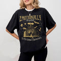 Emotionally Attached To Fictional Characters T-Shirt, Dragon Rider, Dragon Lovers, Fourth Wing Bookish Shirt Shortsleeve...