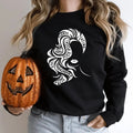 Empowered Latina Sweatshirt Chicana Sweatshirt, Educated Latina Sweatshirt, Spanish Wording Shirt Bottom Collar Casual...