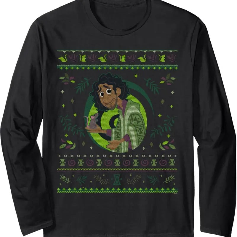 Encanto Bruno Madrigal Ugly Christmas Sweater Long Sleeve T-Shirt Hoodie, Sweatshirt | RetroVerseTees.com