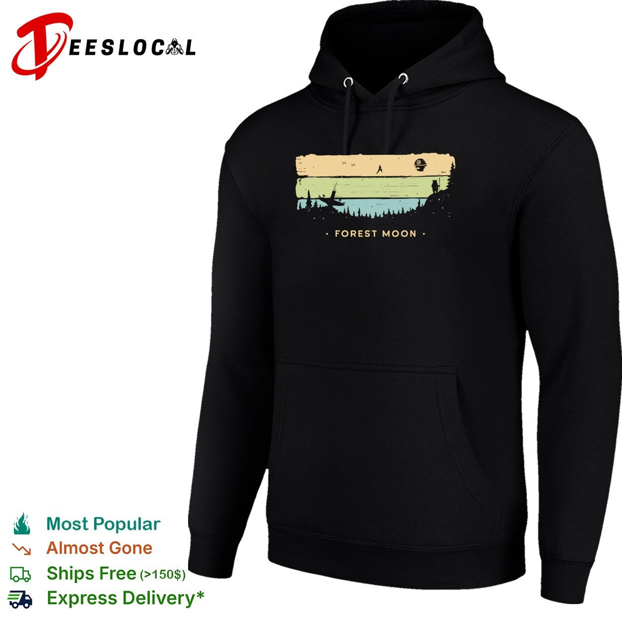 Endor the forest moon Sentinel of the Forest Moon retro shirt