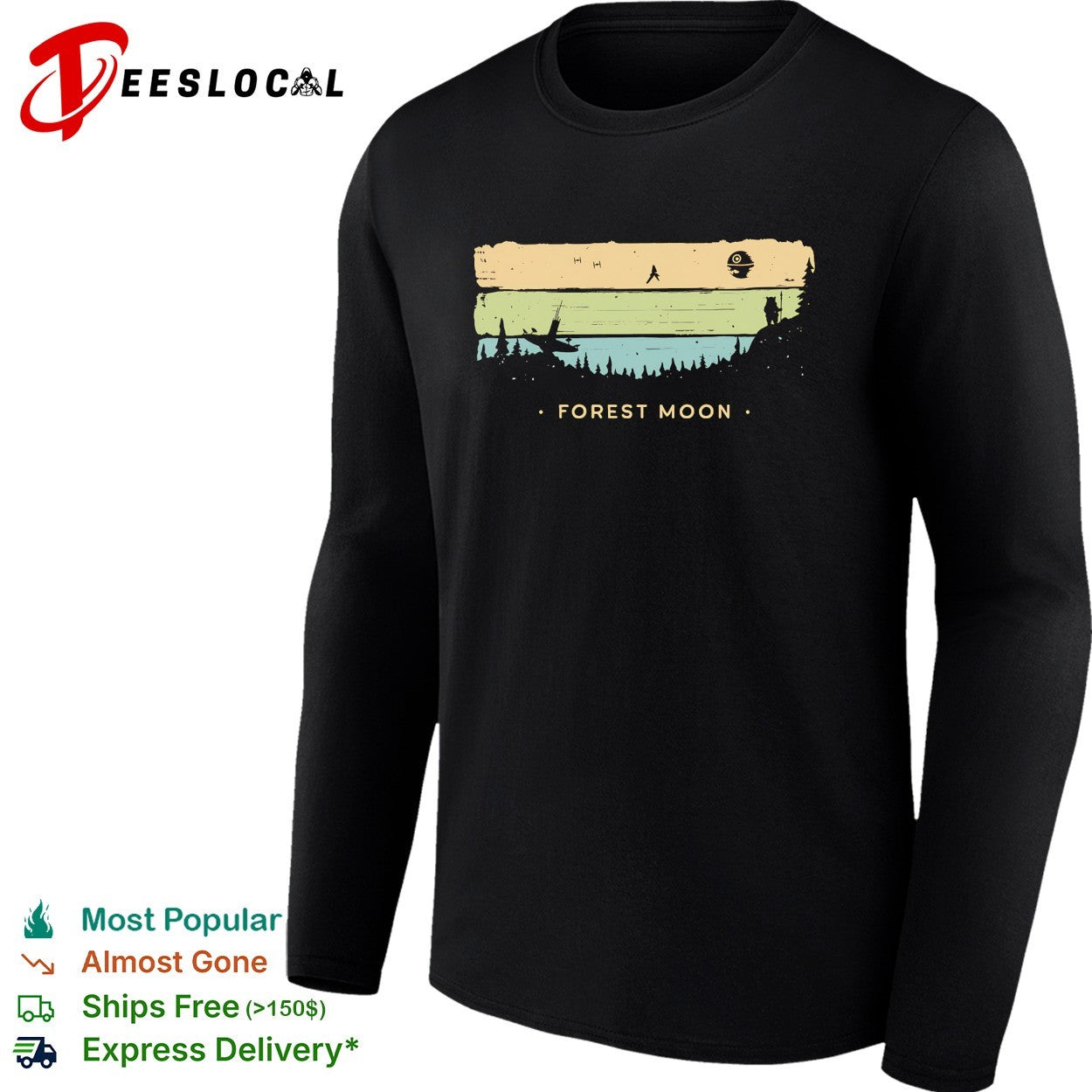 Endor the forest moon Sentinel of the Forest Moon retro shirt