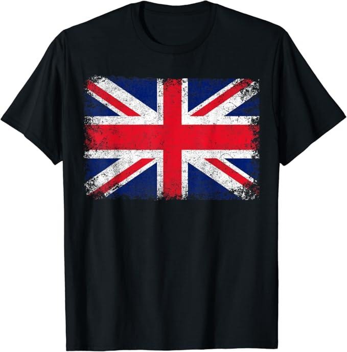 England Shirts, Union Jack Flag United Kingdom Great Britain England T-Shirt Cotton Fashion Casual Classic Hoodie, Sweatshirt