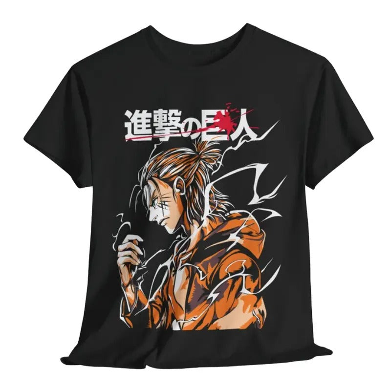 Eren Yeager T-Shirt, Anime Shirt, Japanese Anime, Anime Vintage T-Shirt, Anime Lover Shirt Hoodie, Sweatshirt