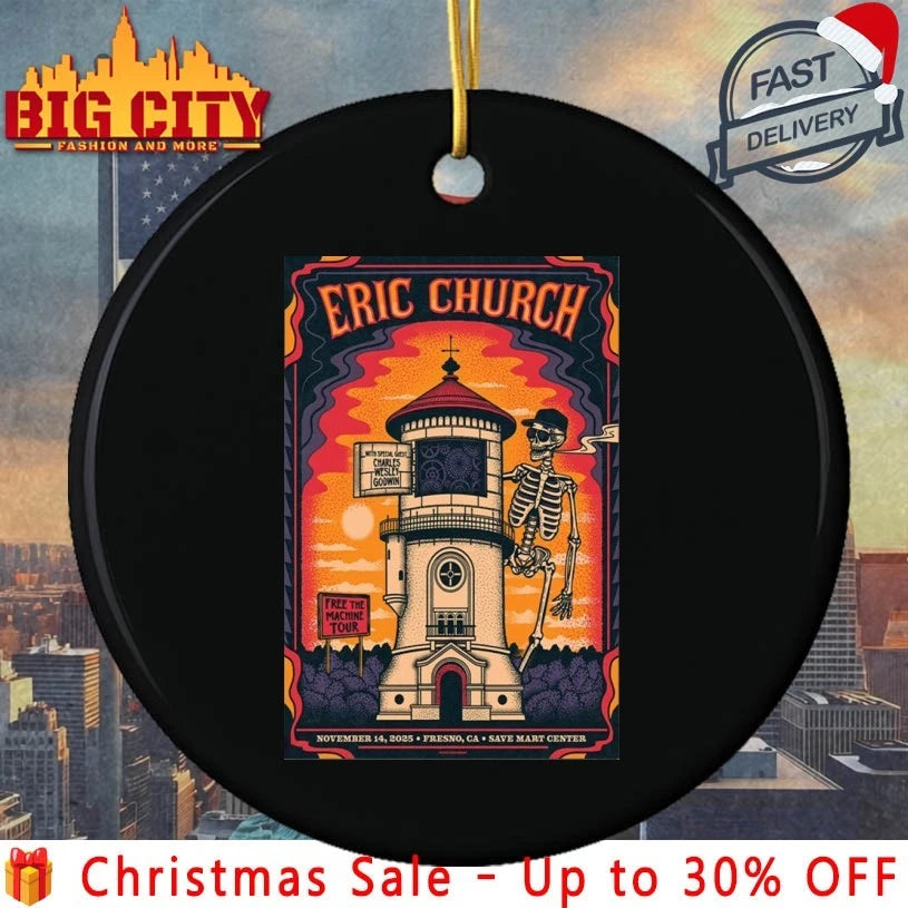 Eric Church Fresno CA On Nov 14 2025 Event Poster Shirt