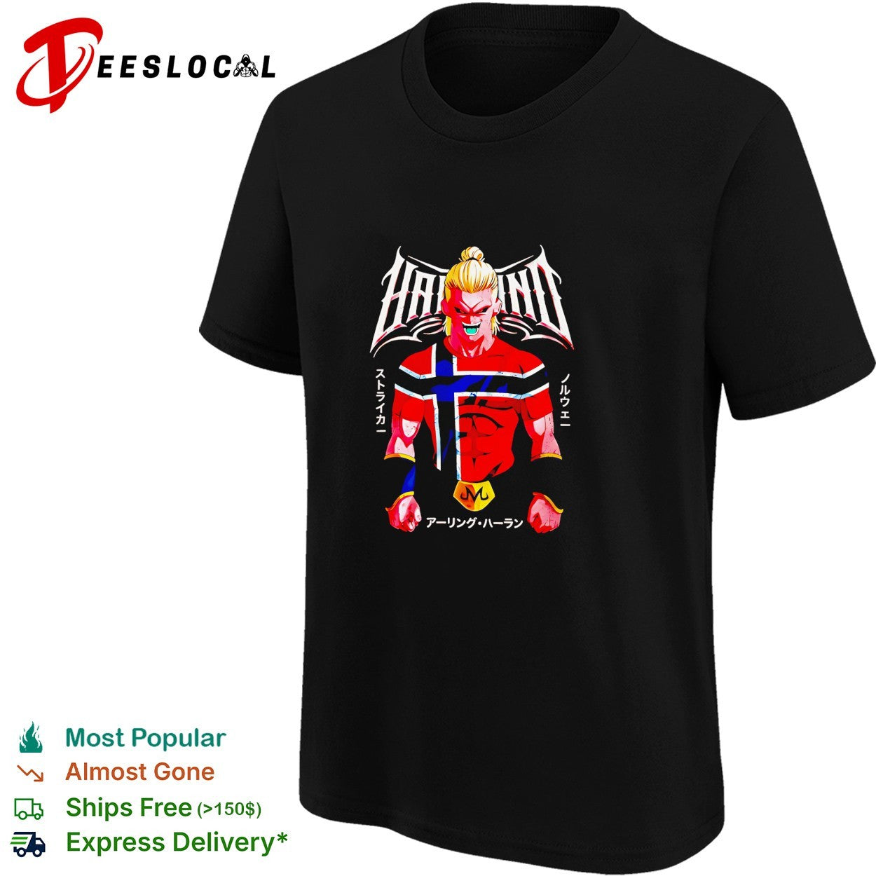 Erling Haaland with Majin Buu skin Norway striker shirt