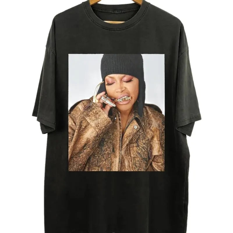 Erykah Badu 2024 Tshirt, 90s Erykah music T-shirt Gift for Men, Women Unisex T shirt Cotton Fabric Hoodie, Sweatshirt