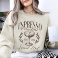 Espresso Martini Social Club Sweatshirt, Cocktail Club Crewneck, Trendy Aesthetic, Drinks Shirt Hoodie | RetroVerseTees.com