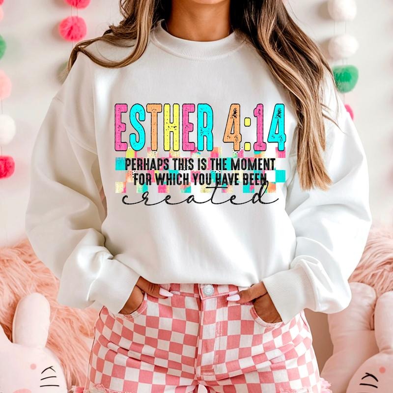 Esther 4:14 DTF Transfers - THIS IS NOT A SHIRT Hoodie, Sweatshirt | RetroVerseTees.com