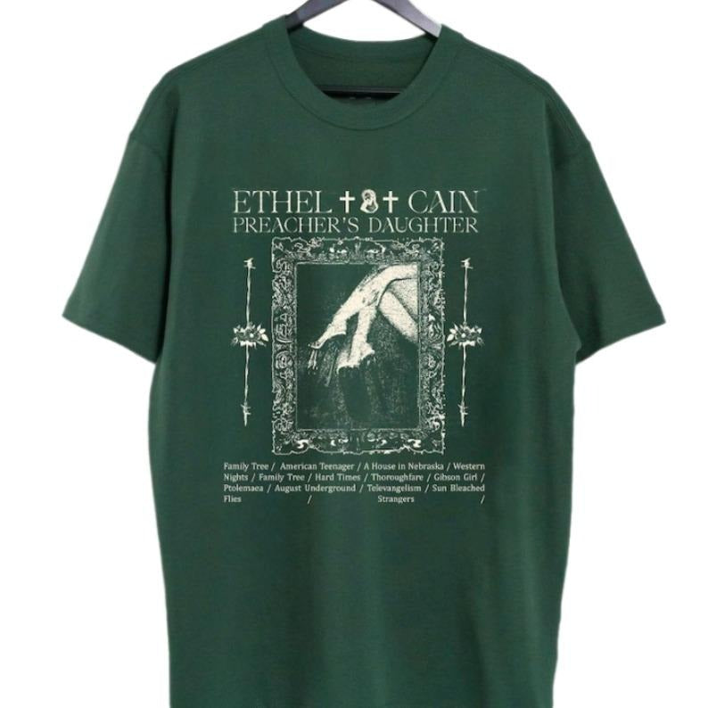 Ethel Cain 90s Shirt, Preacher's Daughter Shirt, Ethel Cain Concert Tour Tee Streetwear Classic Collar Hoodie, Sweatshirt