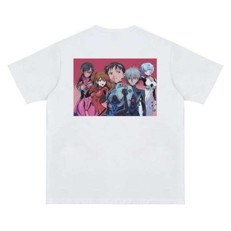 Eva "The Movie Edition" Vintage Oversized Tee Anime T-shirt 100% Cotton Original Design Men's Top Streetwear Casual...