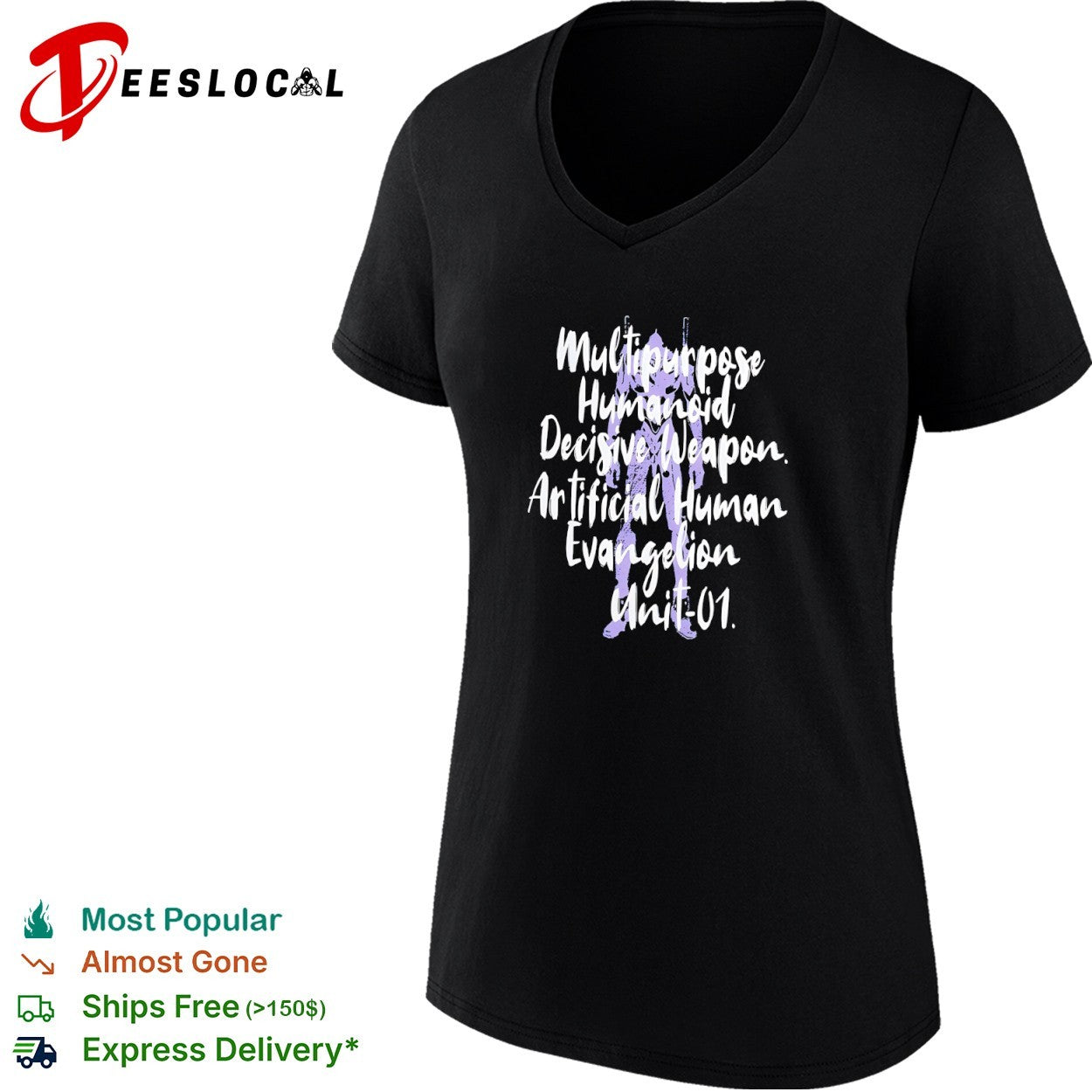 Evangelion Unit-01 Multipurpose Humanoid Decisive Weapon Artificial Human shirt
