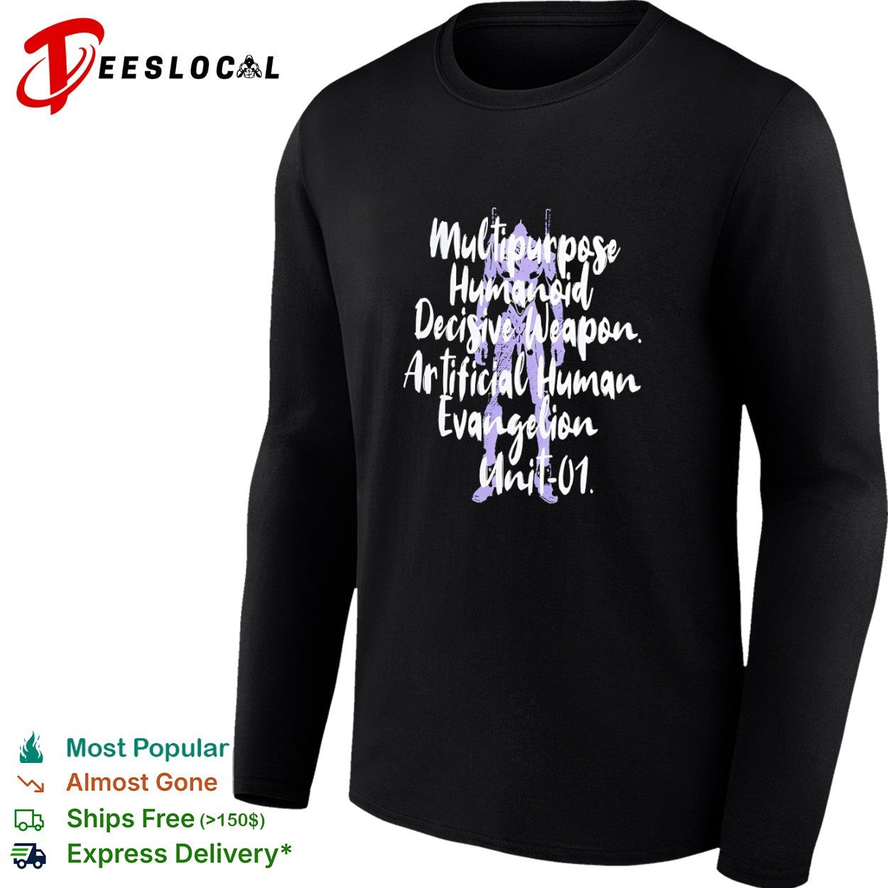 Evangelion Unit-01 Multipurpose Humanoid Decisive Weapon Artificial Human shirt