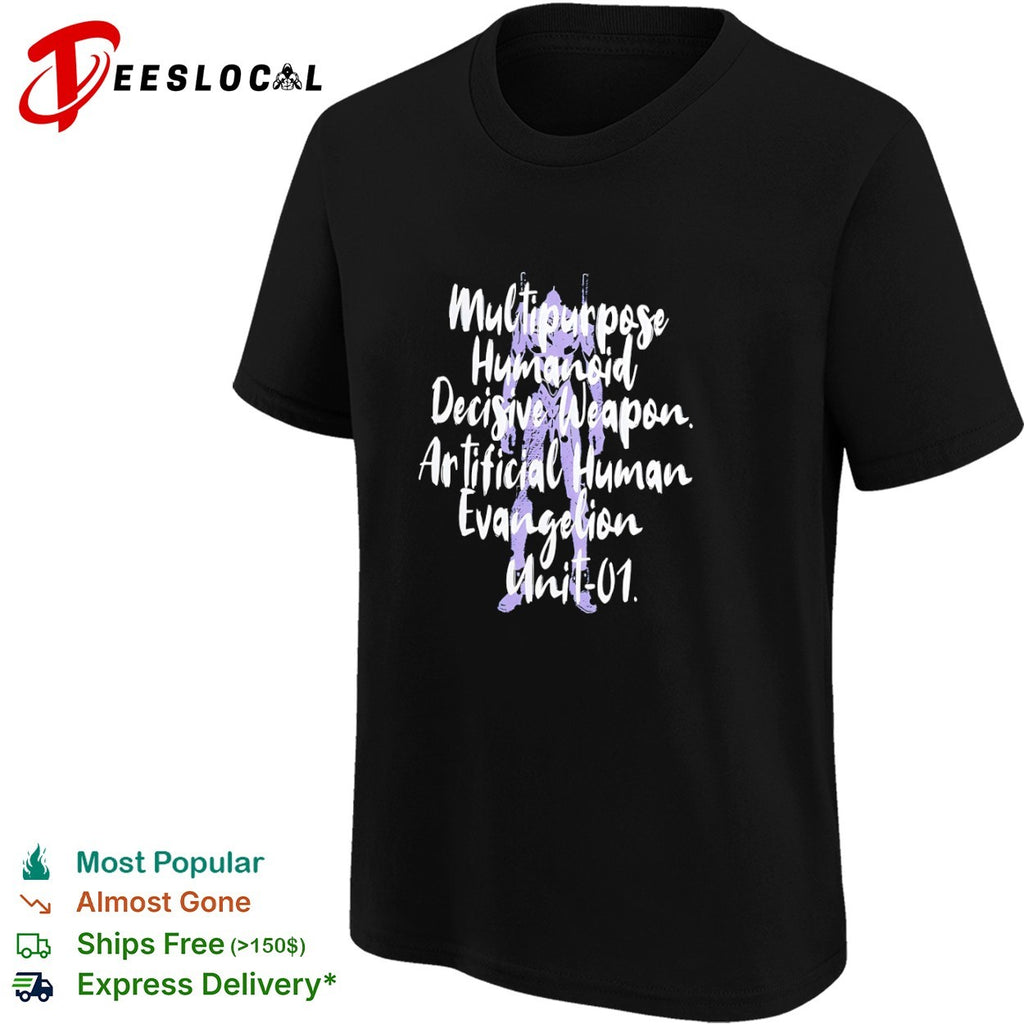 Evangelion Unit-01 Multipurpose Humanoid Decisive Weapon Artificial Human shirt