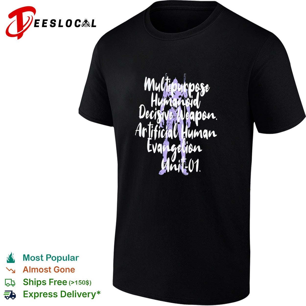 Evangelion Unit-01 Multipurpose Humanoid Decisive Weapon Artificial Human shirt