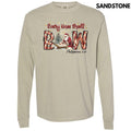 Every Knee Shall Bow Long Sleeve Comfort Colors T-Shirt 'NLB' Hoodie, Sweatshirt | RetroVerseTees.com