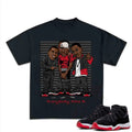 Everybody Eats B Match For 11 Bred Velvet Sneakers, Graphic Tee, Y2k Streetwear, Unisex T-shirt Hoodie, Sweatshirt