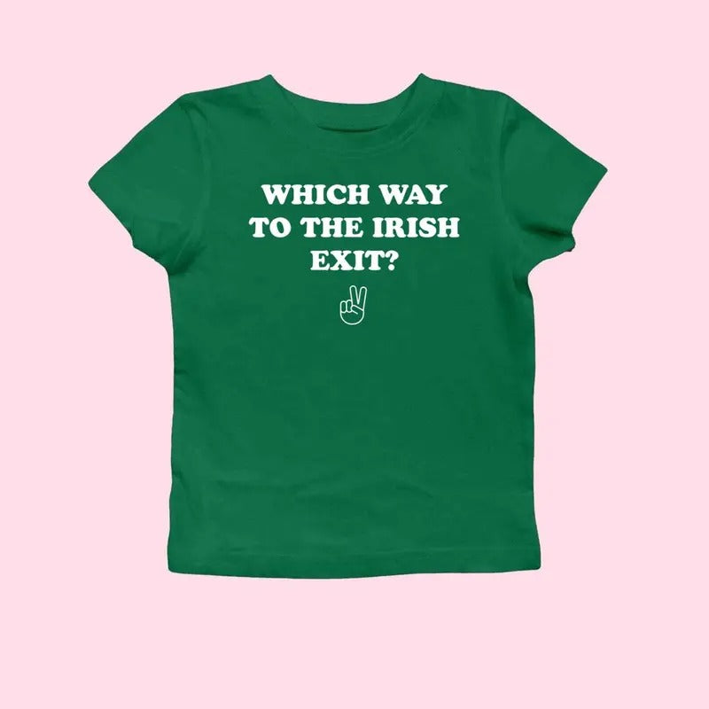 Everybody in the Pub, Gettin Tipsy, St Patrick's Day Baby Tee For Women, St Pattys, St Paddy, Shirt, Lets Get Lucked Up...