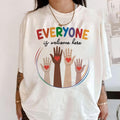 Everyone Is Welcome Here Shirt, Idaho Teacher, Teacher Shirt, , Teacher Life, Welcoming Classroom, Inclusive School,...