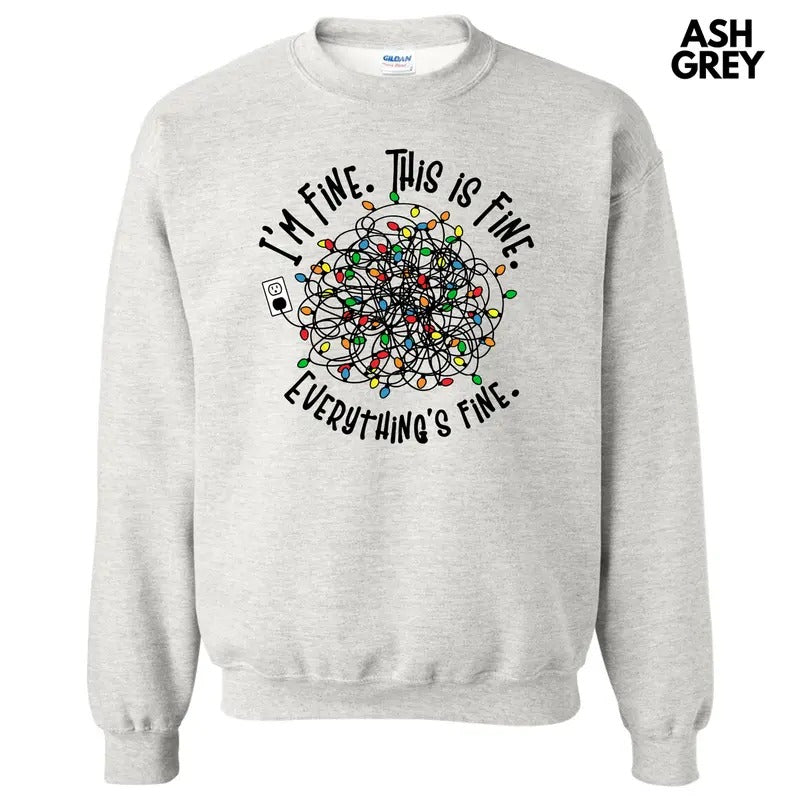 Everything's Fine Lights  Sweatshirt 'NLB' T-Shirts, Hoodie | RetroVerseTees.com