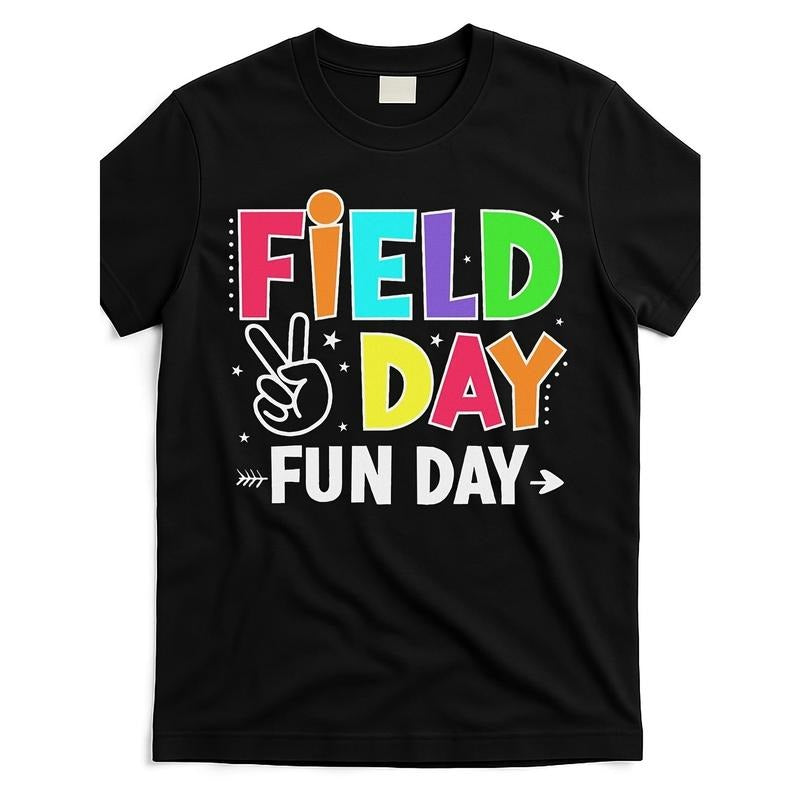 Exciting Lightsaber brand - Shirt for Field Day: 'Field Day Fun Day' with Peace Sign