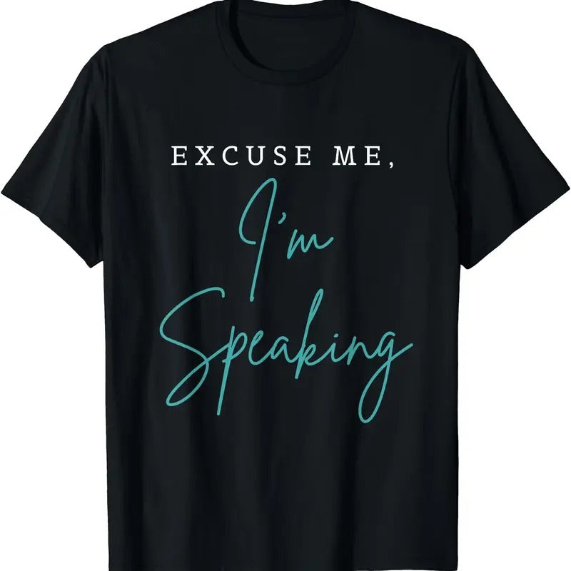 Excuse Me I'm Speaking Funny Kamala Harris Joe Biden Trump T-Shirt Hoodie, Sweatshirt | RetroVerseTees.com