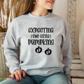 Expecting Two Little Pumpkins Sweatshirt, Twin Pregnancy Announcement Sweater, Thanksgiving Gift Hoodie, Autumn Pregnancy...