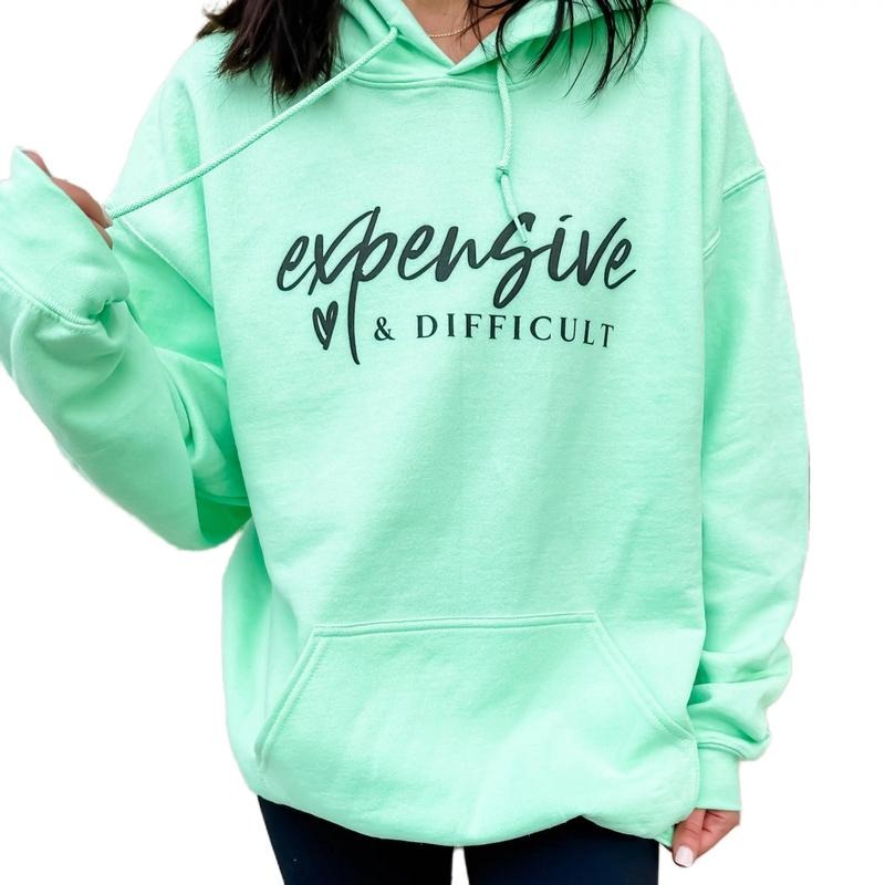 Expensive & Difficult Graphic Hoodie T-Shirts, Sweatshirt | RetroVerseTees.com