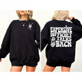 Expensive Difficult And Talks Back Sweatshirt, Trendy Front And Back Sweatshirt, Funny Wife Shirt, Sarcastic wife shirt,...