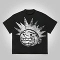 Explosive Mood Face Cartoon Graphics Cotton T-Shirt Hoodie, Sweatshirt | RetroVerseTees.com