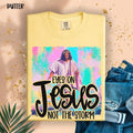 Eyes on Jesus DTF Transfers - THIS IS NOT A SHIRT Hoodie, Sweatshirt | RetroVerseTees.com