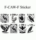 F-CAW-F Crow Sticker,  Funny Crow Sticker, Raven Lover Gift, Funny Raven Sticker T-Shirts, Hoodie, Sweatshirt